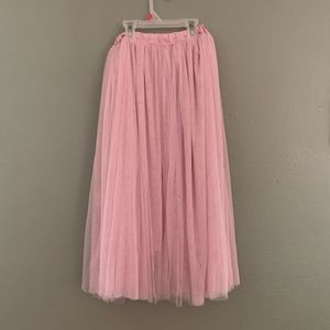 Pink Tulle Skirt